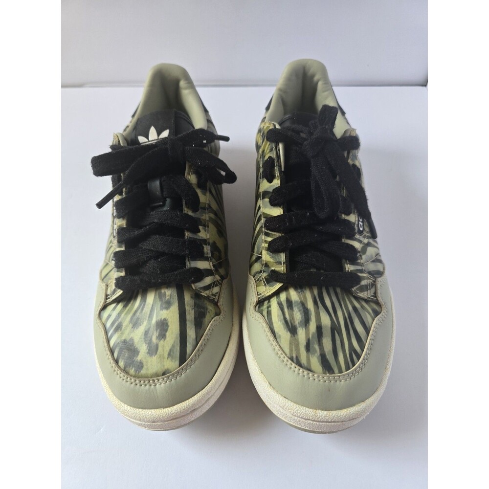 Adidas Originals Continental 80 Animal Print Green/Black Women's US 7.5 EG6326